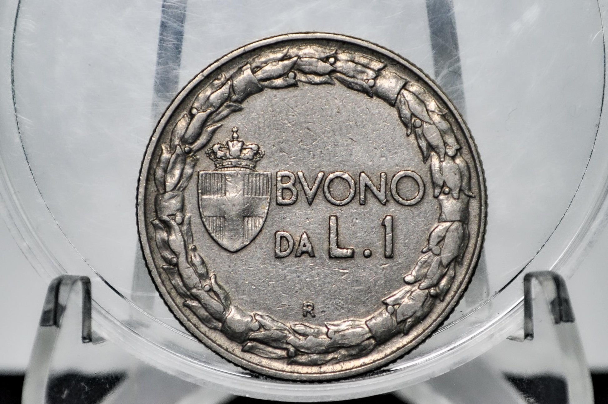 1922 1 Lira - L.1 Italian Coin 1922 - Great Detail, Beautiful Coin - 1922 L1 Italy One lire - Nickel Composition