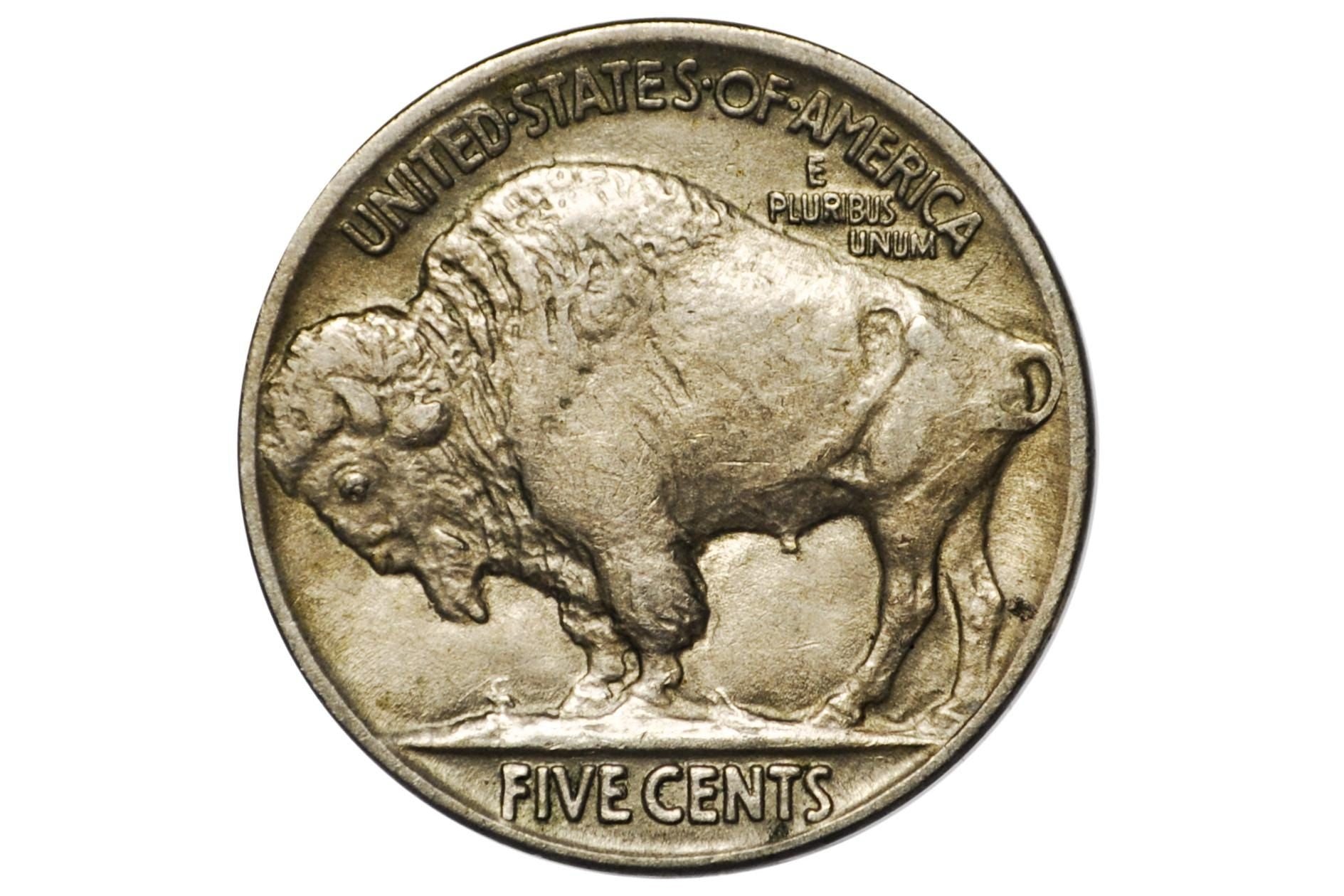 1925 Buffalo Nickel - Choose by Grade - Vintage US Coin - Buffalo Nickels - 1925 US 1925 Indian Head Nickel 1925