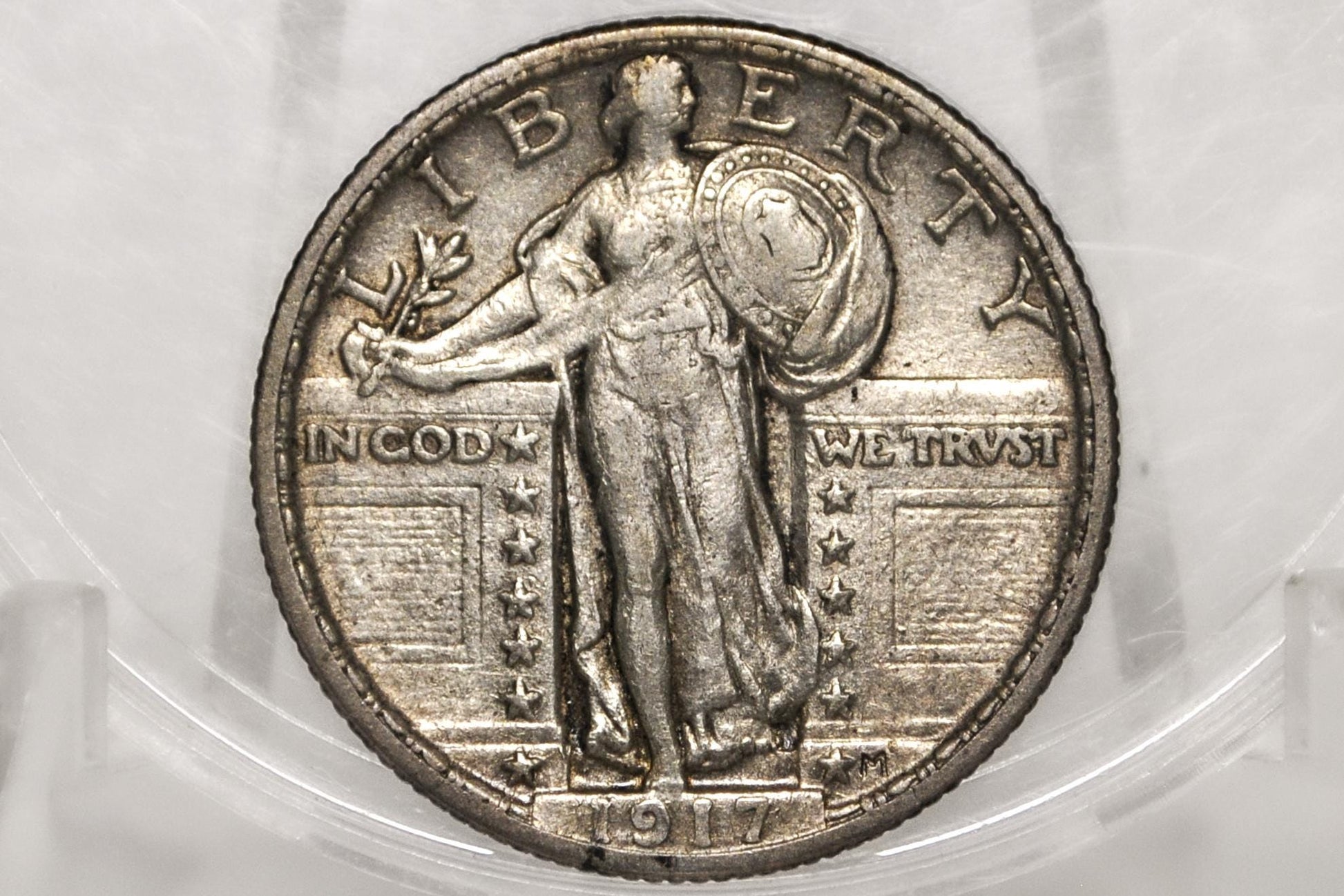 1917 Standing Liberty Quarter Type 2 - VF (Very Fine) Details - Great Coin - 1917 Standing Liberty Quarter Type II