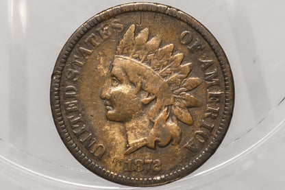 1872 Indian Head Penny - Choose by Grade / Condition - Key Date Indian Head - 1872 Cent, Hard to find Date