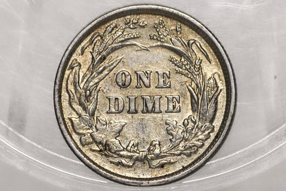 1908 Barber Silver Dime - Choose by Mint & Grade / Condition - 1908 S Barber Dime - 1908 US One Dime