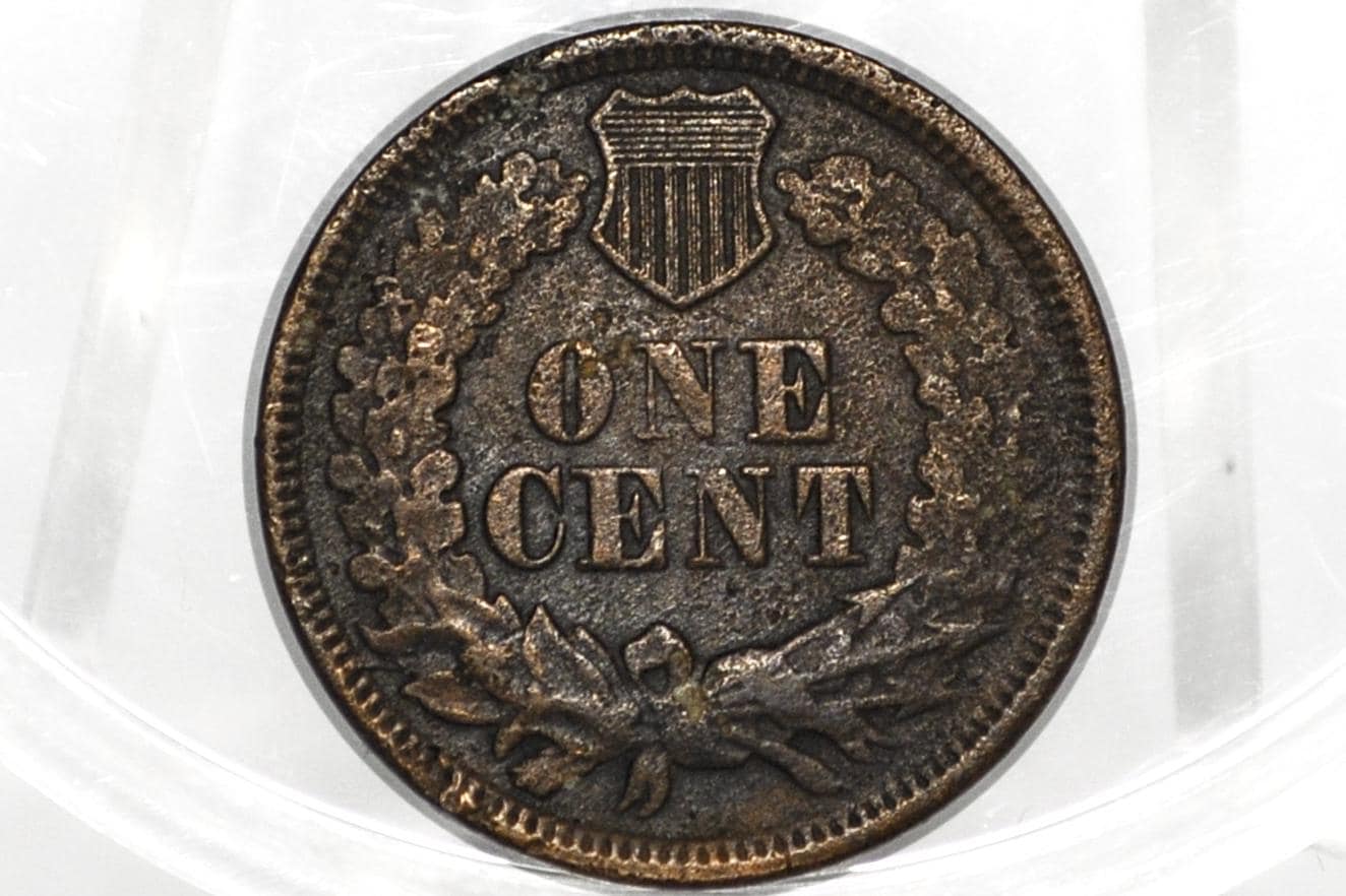 1865 Indian Head Penny - Choose by Grade - Civil War Era Coin - 1865 Cent US One Cent 1865 Indian Head Cent - Early Date