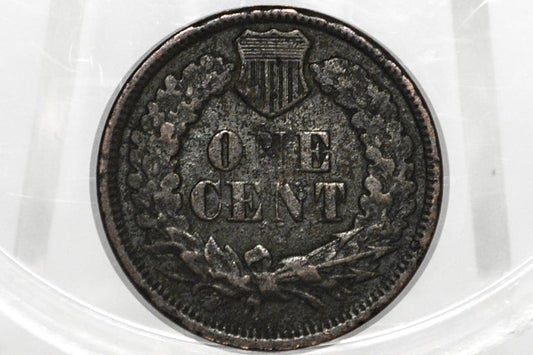 1864-L Indian Head Penny Bronze - Vg Details, Faint L - 1864 L Cent - Bronze Variety L