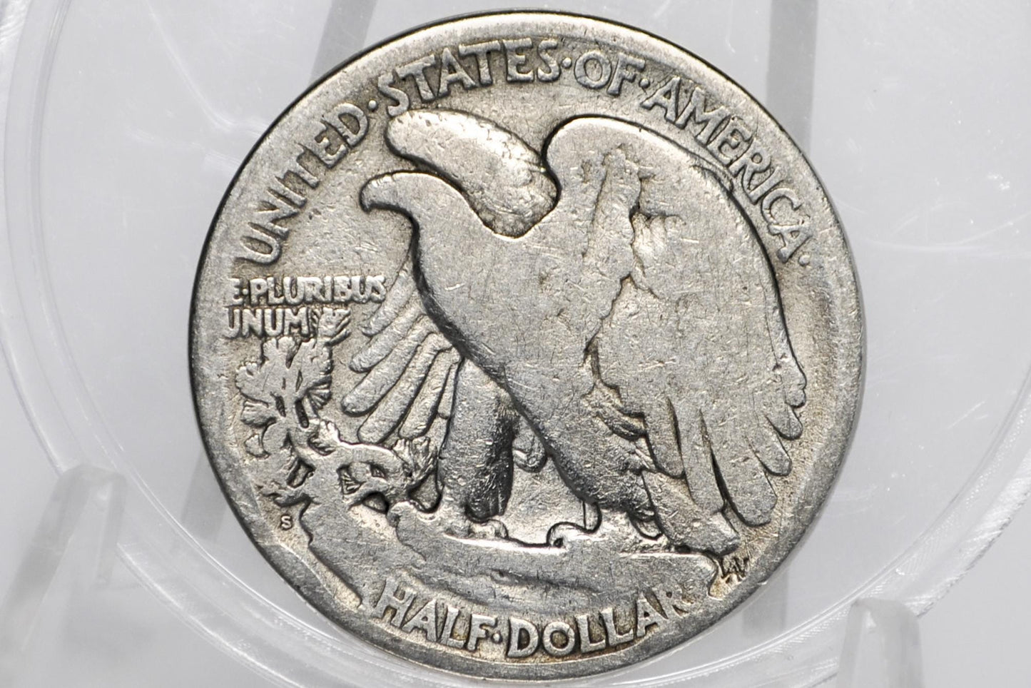 1921-S Walking Liberty Silver Half Dollar - G (Good) -Key Date- San Francisco Mint- 1921 S Wlh - Half Dollar 1921S Liberty Walking Half