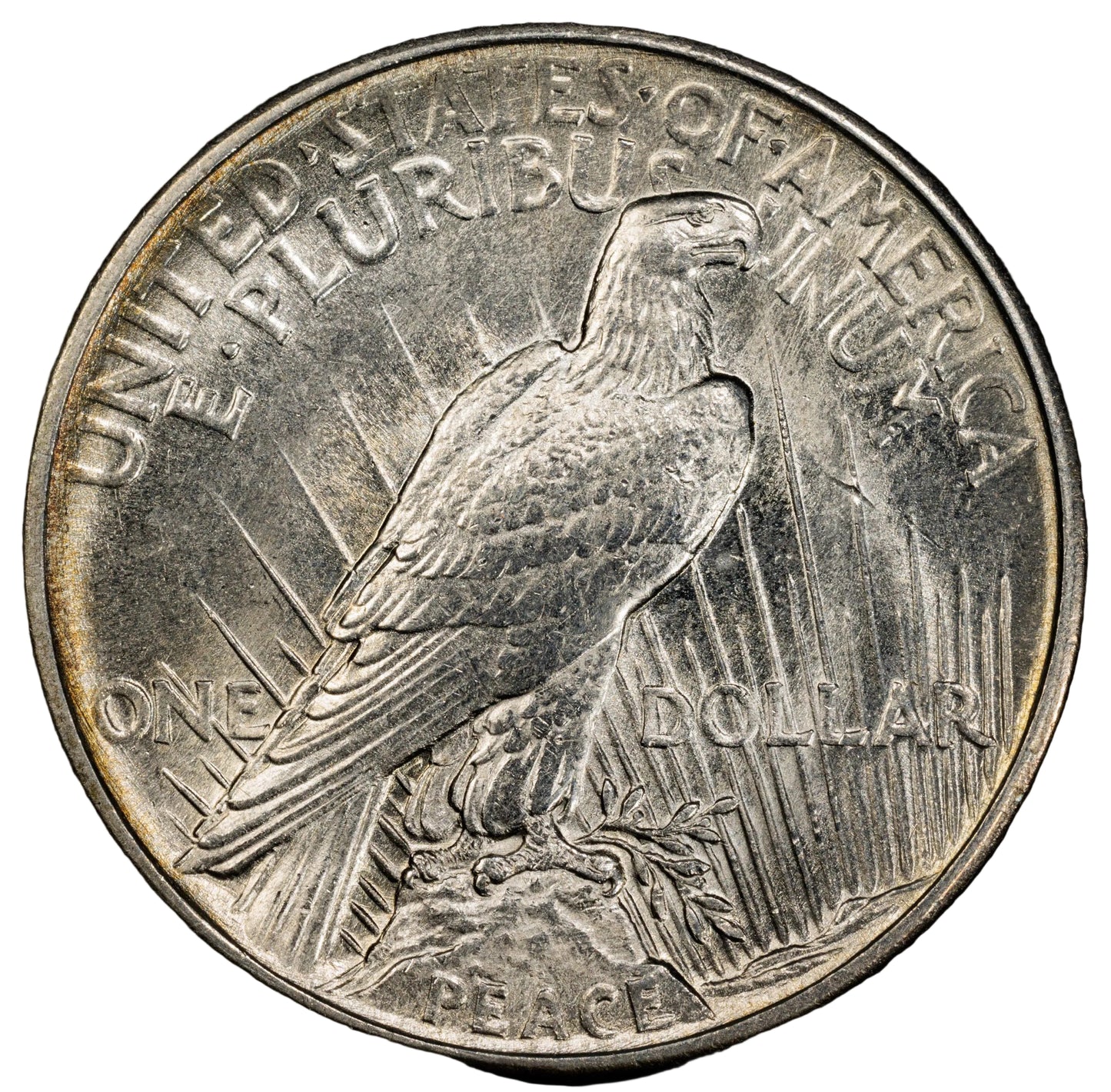 1921 Peace Silver Dollar -Choice Unc. Details - 1921 High Relief Peace Dollar Silver - Very High Grade, Key Date