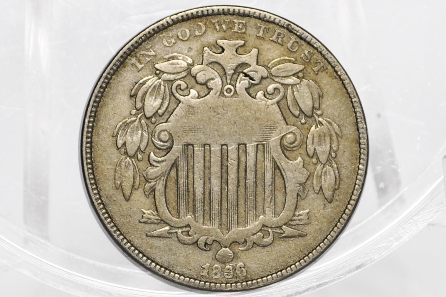 1866 Shield Nickel With Rays - Choose by Grade / Condition - 1866 Nickel - Shield Type Nickel 1800's - Shield Nickels