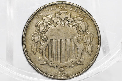 1866 Shield Nickel With Rays - Choose by Grade / Condition - 1866 Nickel - Shield Type Nickel 1800's - Shield Nickels