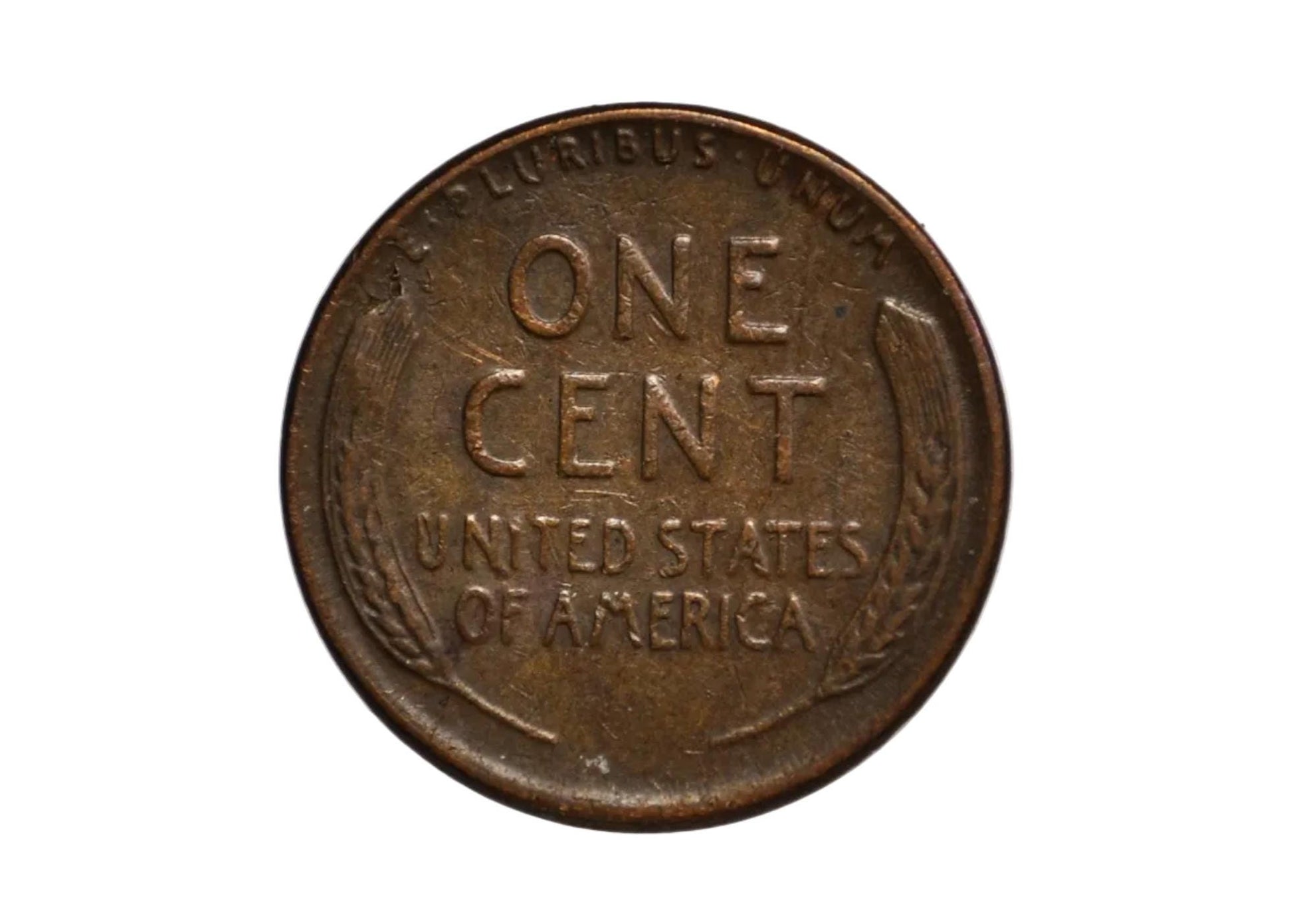 1948 Lincoln Wheat Penny Chemistry Experiment Plated Coin - Unique Lincoln Penny Science Experiment Obverse