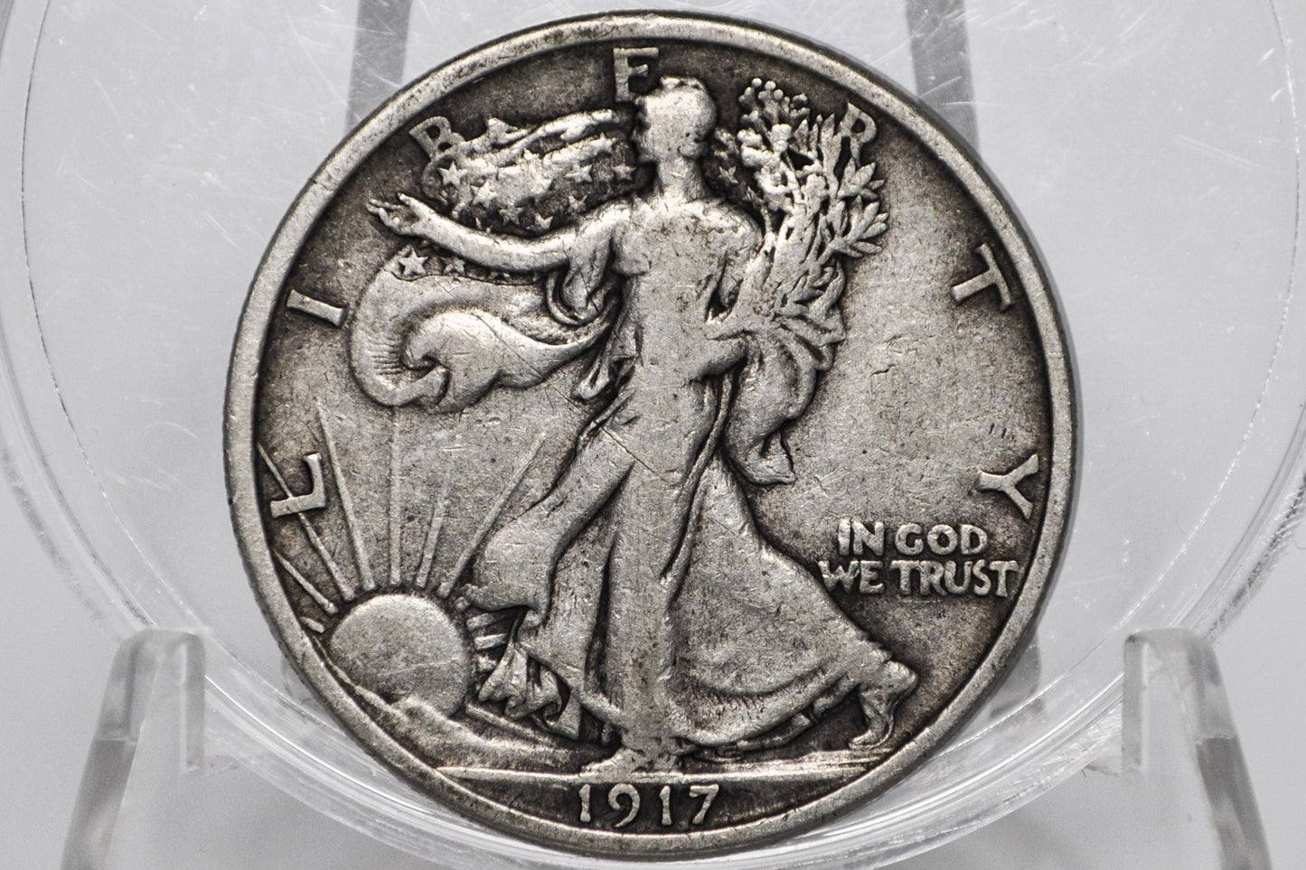 1917 Walking Liberty Silver Half Dollar - Choose by Grade - Philadelphia Mint - 1917-P Walking Liberty Half Dollar - 1917 P Half Dollar