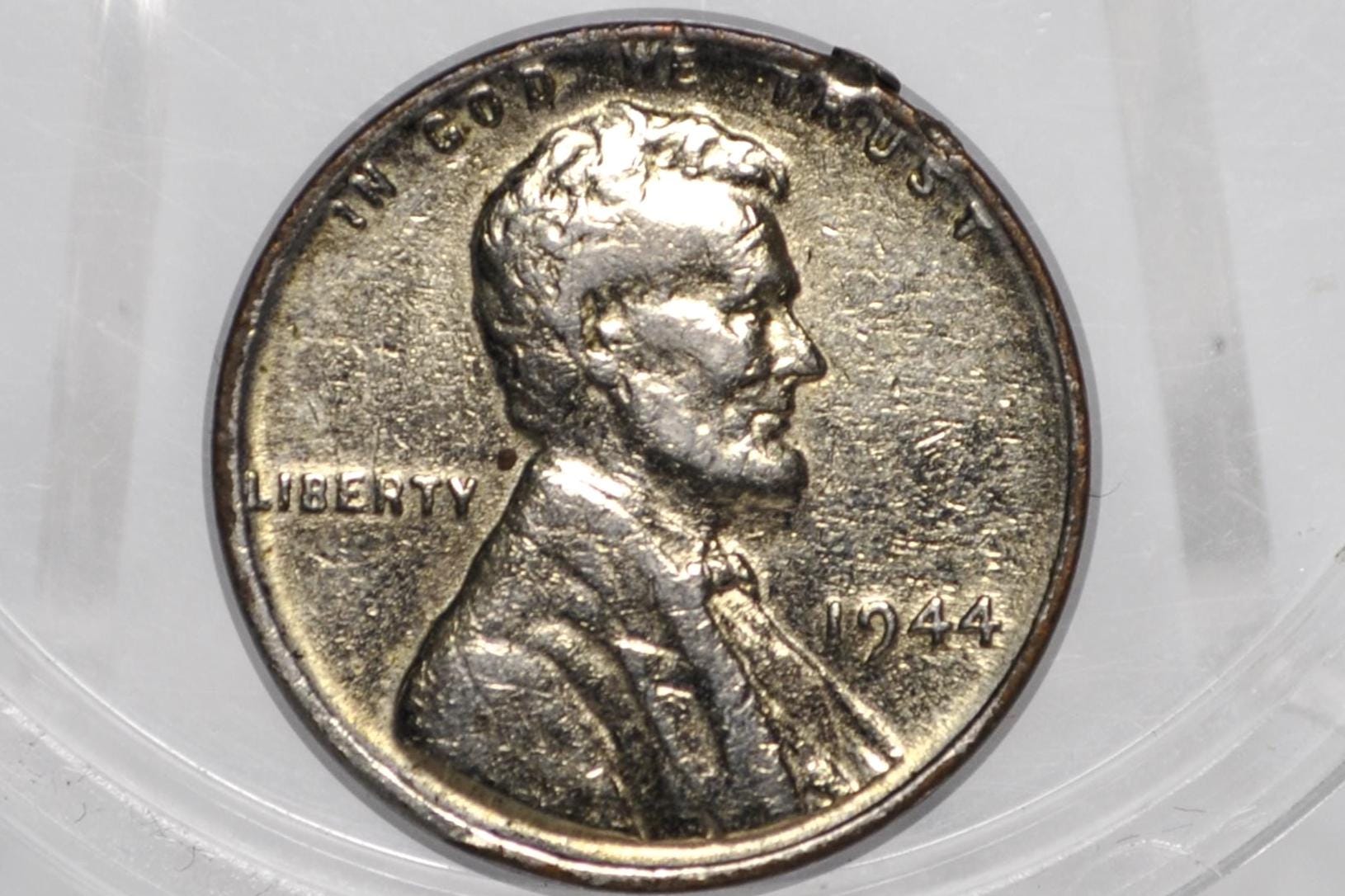 1944 Wheat Penny Weird Color - WWII Era 1944 US Cent - WW2 Wheat Penny - 1944 Wheat Back Lincoln Penny