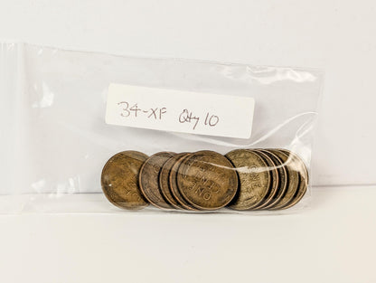 1934 Wheat Pennies, P&D Mints - Choose by Mint and Grade - 1934 Wheat Ear Cent 1934 D Wheat Back Penny 1934