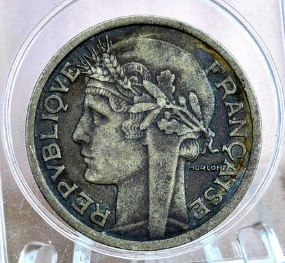 1938, 1939 & 1941 French 2 Francs - Choose by Date - Amazing Condition - "Repvbliqve Francaise" - 1930's and 1940's Two Francs