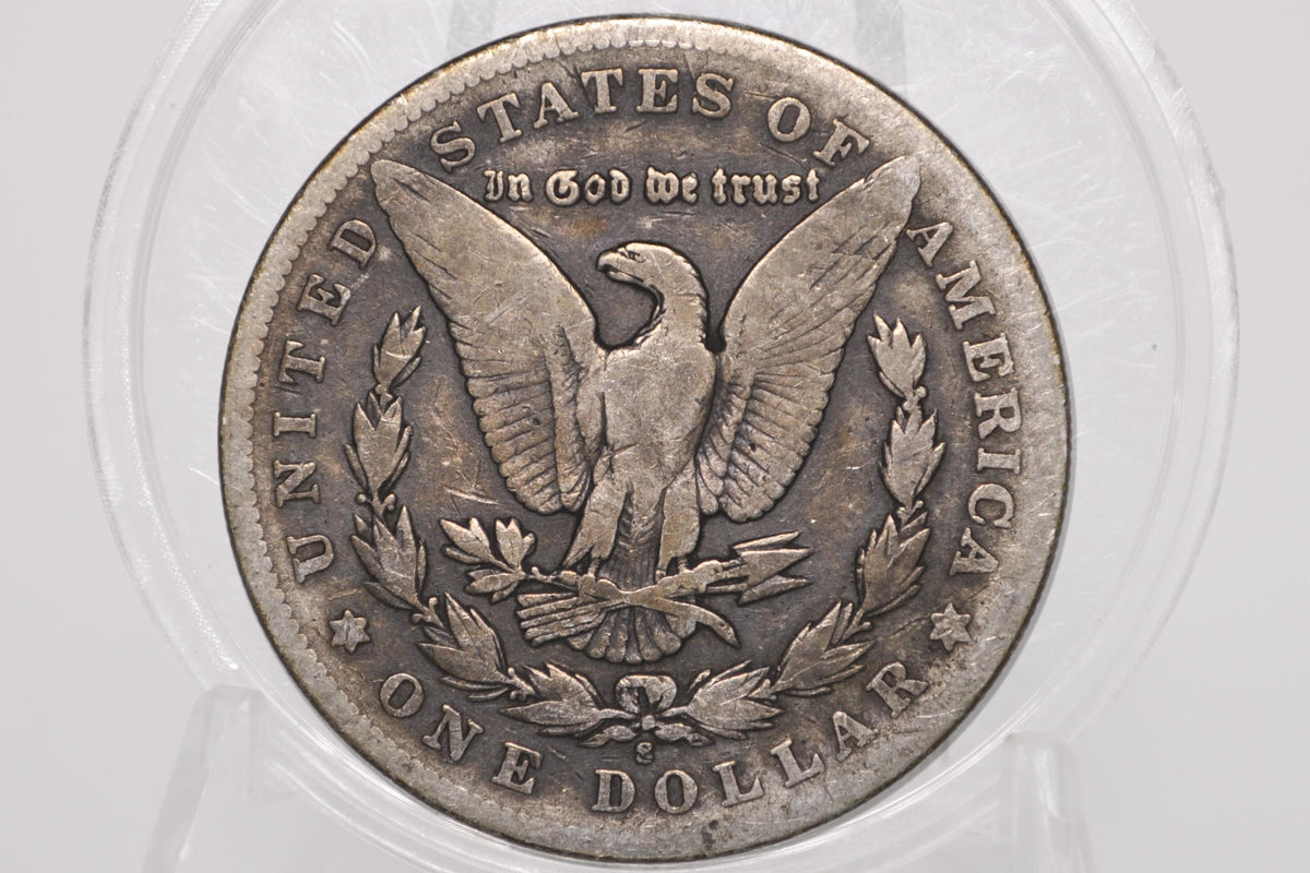1904-S Morgan Silver Dollar - Vg - 1904 S Morgan Dollar - 1904 S Mint Silver Dollar - Better Date