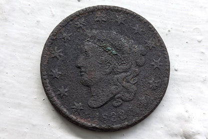 1833 Matron Head Large Cent - Choose by Coin / Grade - 1833 Liberty Head Cent - 1833 One Cent - Matron Head 1816 to 1835