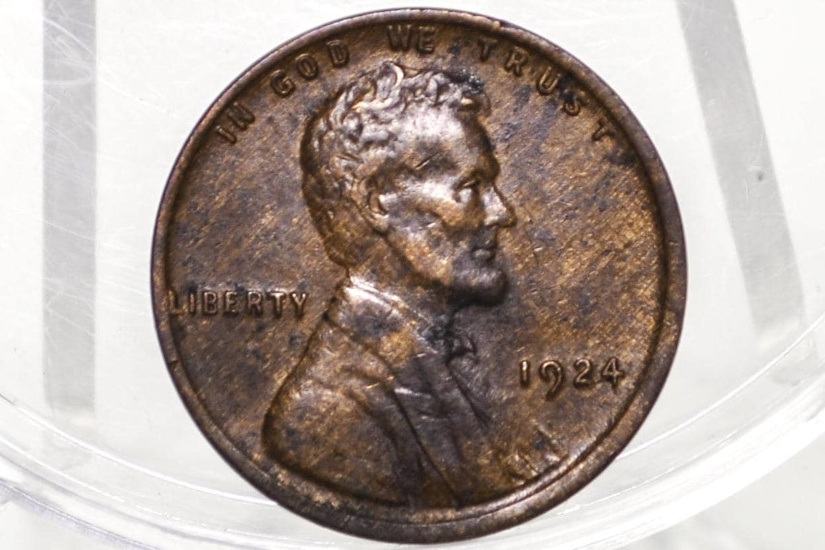 1924 Wheat Pennies, P,D,S - Choose by Mint / Grade / Condition - San Francisco Mint Denver, Philadelphia - 1924 S Wheat Ear Cent 1924D