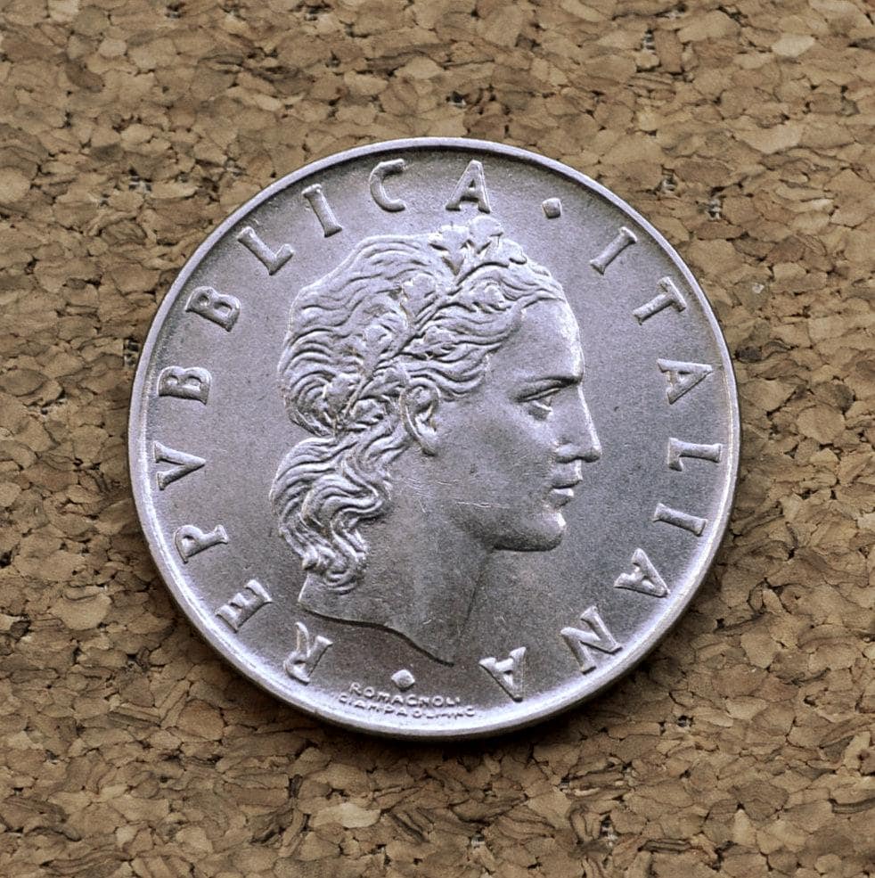 1950-80's L.50 Italian Coin - 50 Lira 1950-80's - Beautiful Coin - Uncirculated L50 Italy 1950-80's