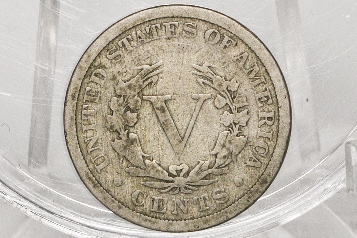 1895 Liberty Head Nickel - 1895 V Nickel - Philadelphia Mint