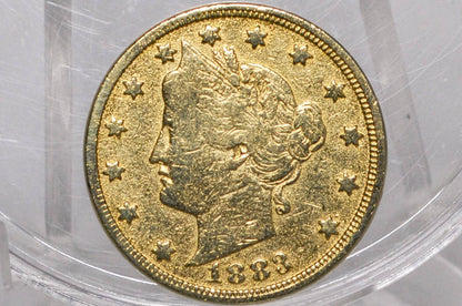 1883 Liberty Head V Nickel - Without Cents - Choose by Grade / Condition - 1883 V Nickel - First Year Produced