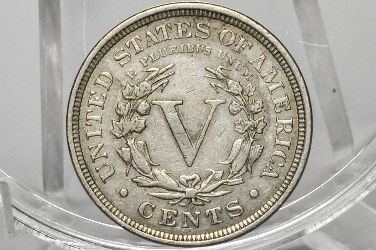 1900 Liberty Head Nickel - Choose by Grade / Condition - V Nickel 1900 - Barber Design - Old, Collectible US Coin