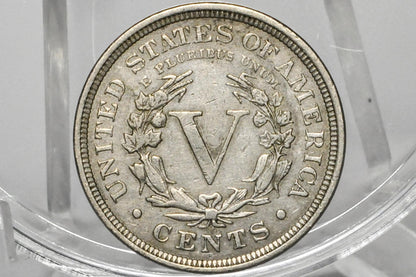 1900 Liberty Head Nickel - Choose by Grade / Condition - V Nickel 1900 - Barber Design - Old, Collectible US Coin