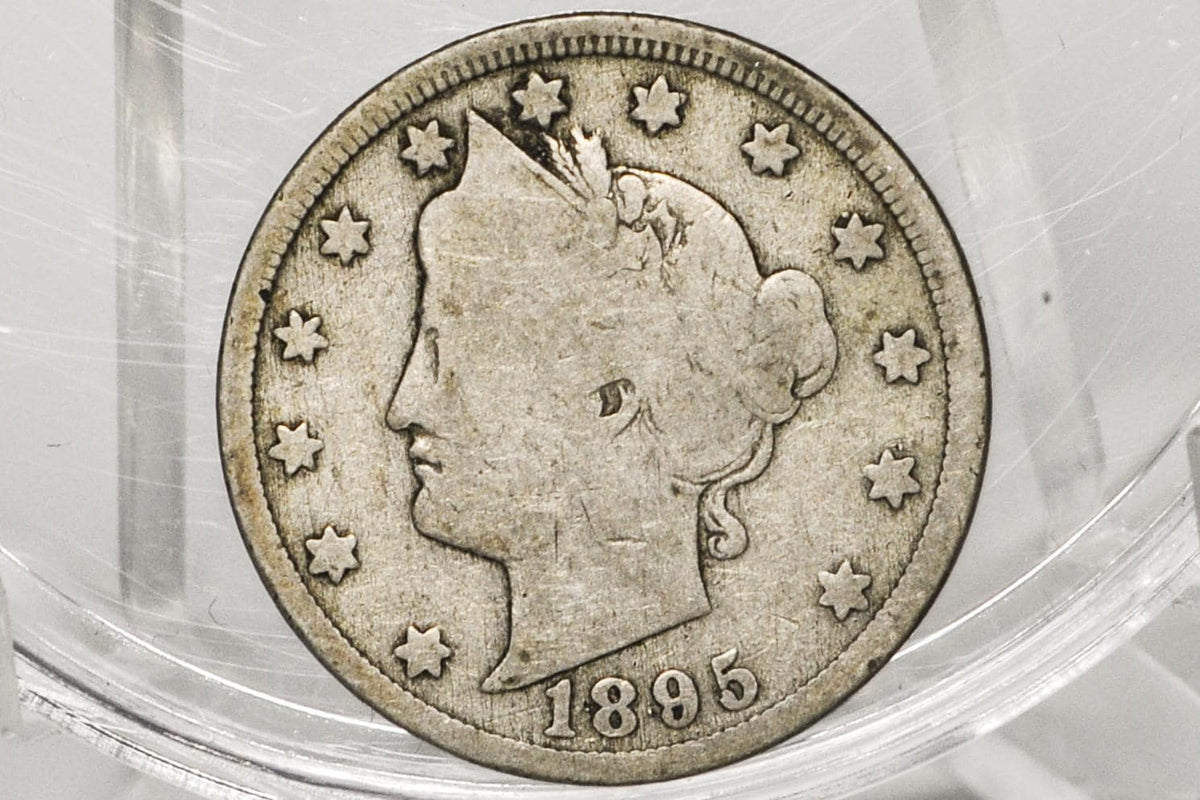 1895 Liberty Head Nickel - 1895 V Nickel - Philadelphia Mint