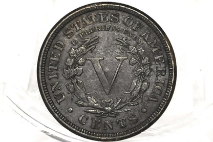 1883 V Nickel WITH Cents - Rarer Variety 1883 V Nickel W/Cents - First Year - Choose By Grade / Condition - 1883 Liberty Head Nickel