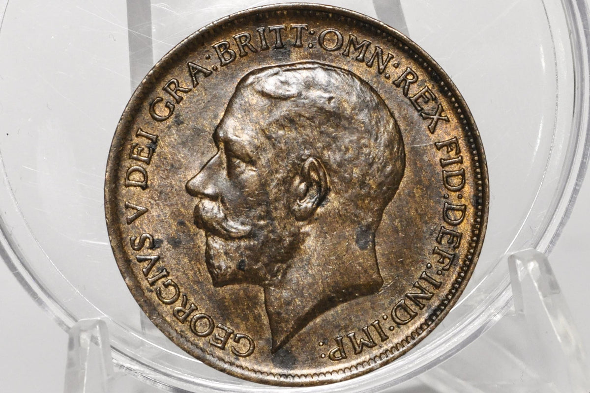 1911 Great Britain One Penny - Choose by Grade / Coin - UK Penny 1911 - Higher Grades