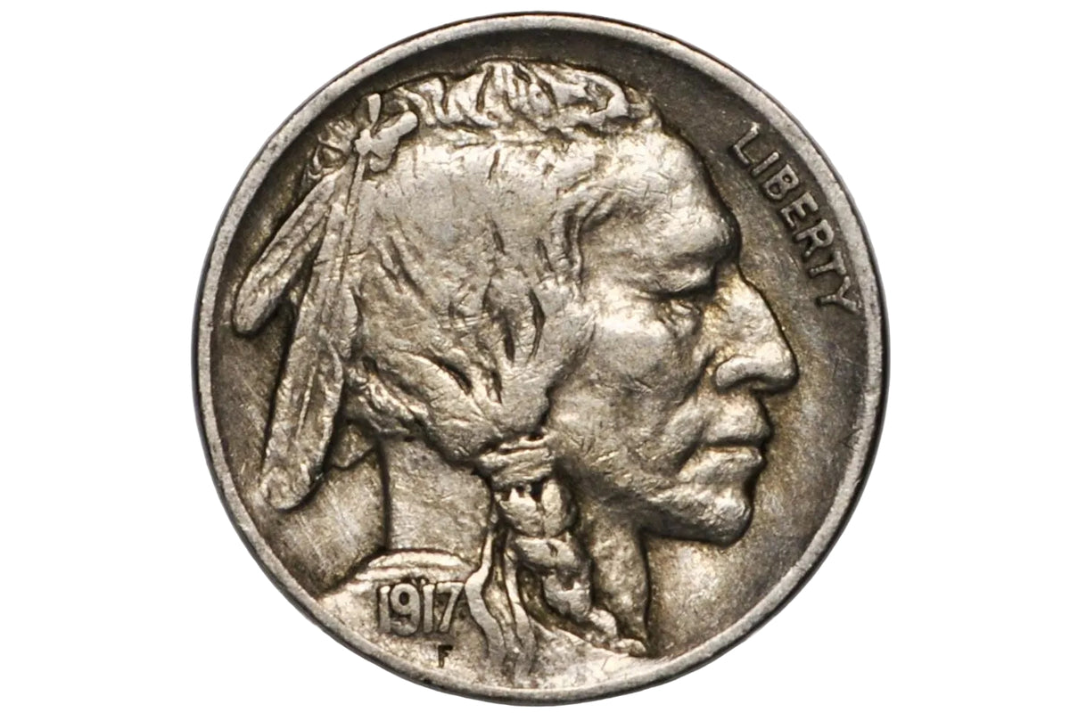 1917 Buffalo Nickel - Choose by Grade - 1917 P Indian Head Nickel 1917-P Buffalo Nickel 1917