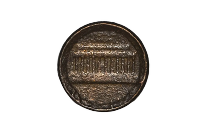 Unknown Date Heavy Distorted Blurry Lincoln Memorial Post Mintage Alteration Penny - Unique Blurry/Distorted Lincoln Penny No Date