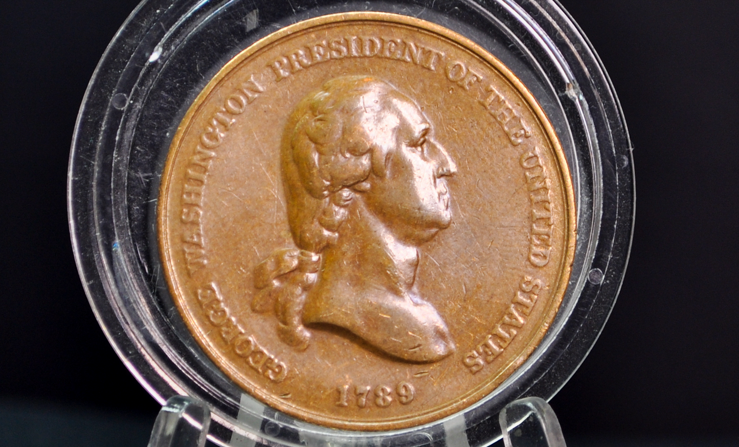 George Washington US Mint Bronze Medal Philadelphia 1792-1971 - 1792-1971 Philadelphia Mint Commemorative Bronze Medal
