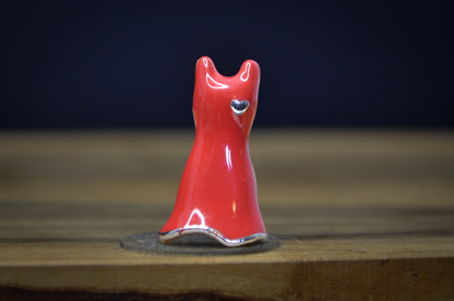 Set of 4 Vintage Red Dress Enamel Lapel Pins Macy's Women's Heart Health Awareness Symbols - Bundle of 4 Red Dress Awareness Pins Heart Disease Health Advocacy