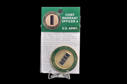 Chief Warrant Officer United States Army Service Medallion - United States Chief Warrant Officer Challenge Coin Original Packaging