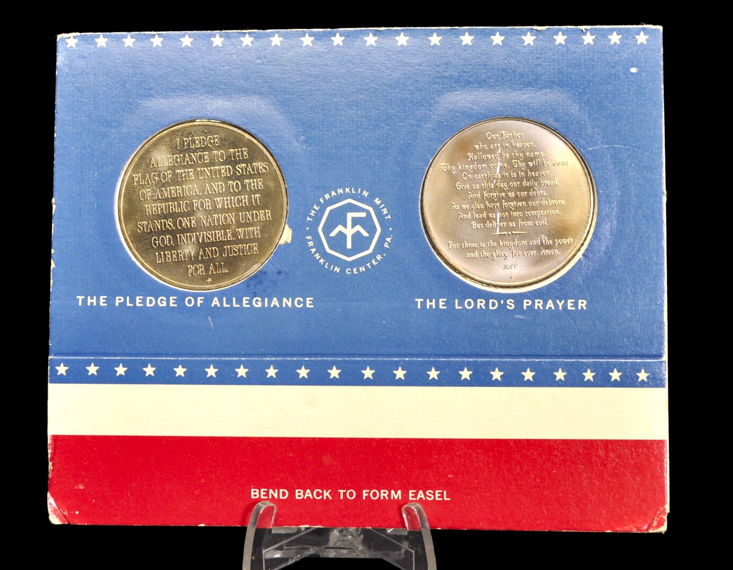 Vintage God and Country Our American Heritage Medallions - Freedom Foundations at Valley Force God/Country American Heritage Set
