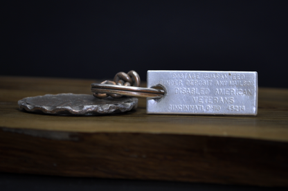 1969 Lucky Penny Keychain with 1973/74 New Hampshire "Live Free or Die" Mini License Plate Tag DH469 - Vintage 1969 Lincoln Penny Lucky Coin Keychain & NH State License Plate Key Tag