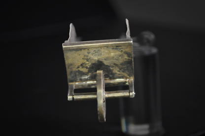 Antique Sterling Silver Wheelbarrow Salt Cellar Damage Missing Wheel Vintage Sterling Silver Miniature Wheelbarrow Damaged Missing One Wheel