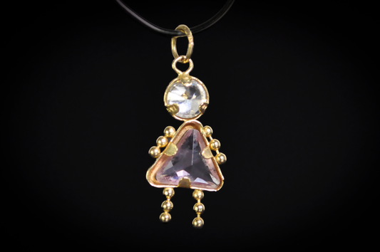 14k Yellow Gold Birthstone Baby Charms Individual Boy & Girl Pendants - Vintage 14k Gold Mother's Jewelry Charms Choose Your Boy or Girl Birthstone