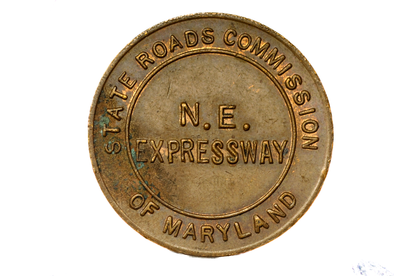 State Roads Commission Of Maryland Official Duty Token - Maryland Transportation Token New England Expressway