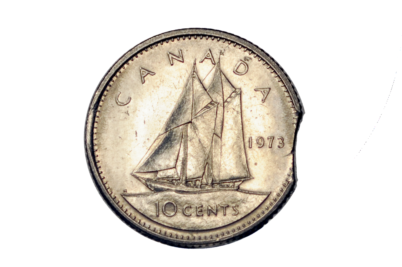 Spain 5 Pesetas 1957 Francisco Franco Minor Planchet Clip Error - 1957 5 Pesetas Minor Curved Planchet Clipped (Copy)