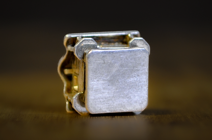 Vintage Sterling Silver Swiss Chalet 3-Dimensional Charm - Miniature Sterling Silver Log Cabin Pendant