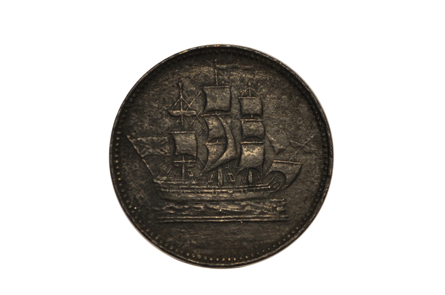 PE-10-34, 1835 Prince Edward Island 1/2 Penny Token Ships Colonies and Commerce - PE-10-34 1/2 Penny Token Ships Colonies and Commerce (Copy)