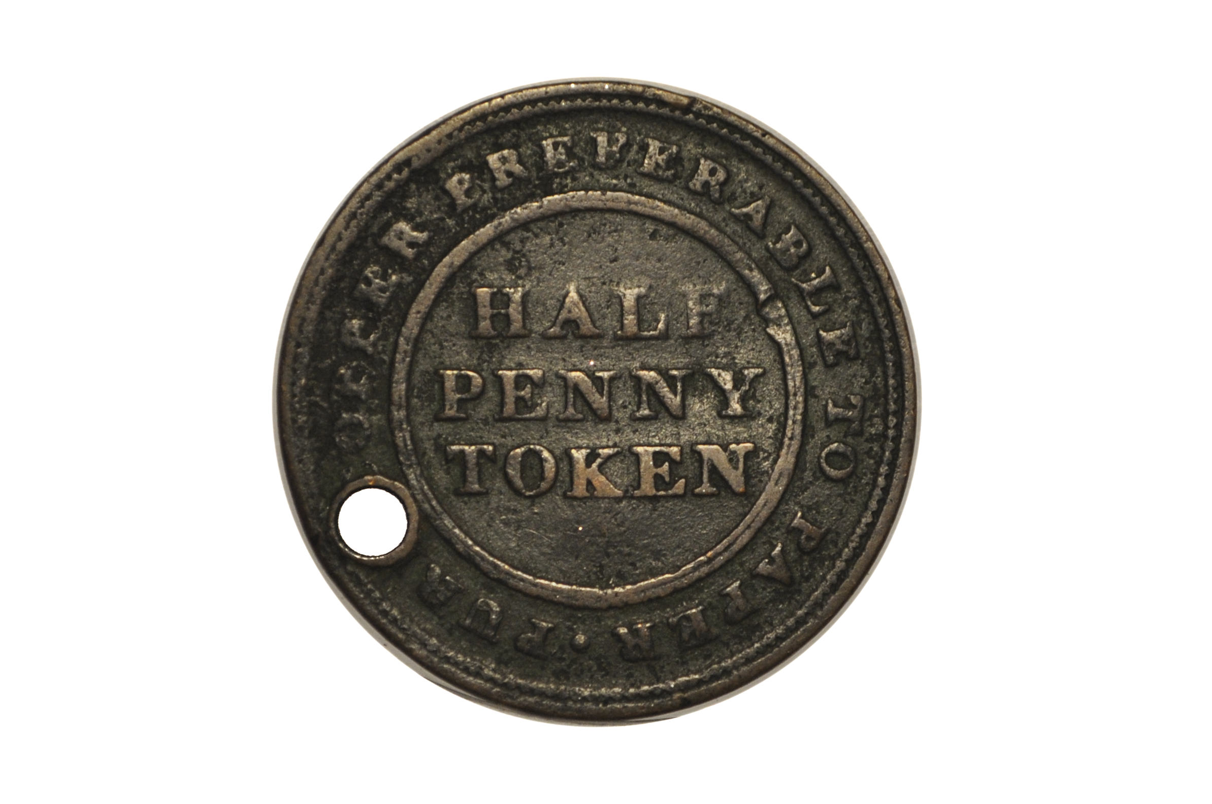 1813 Nova Scotia Half Penny Token Trade & Navigation - 1/2 Penny Token ...