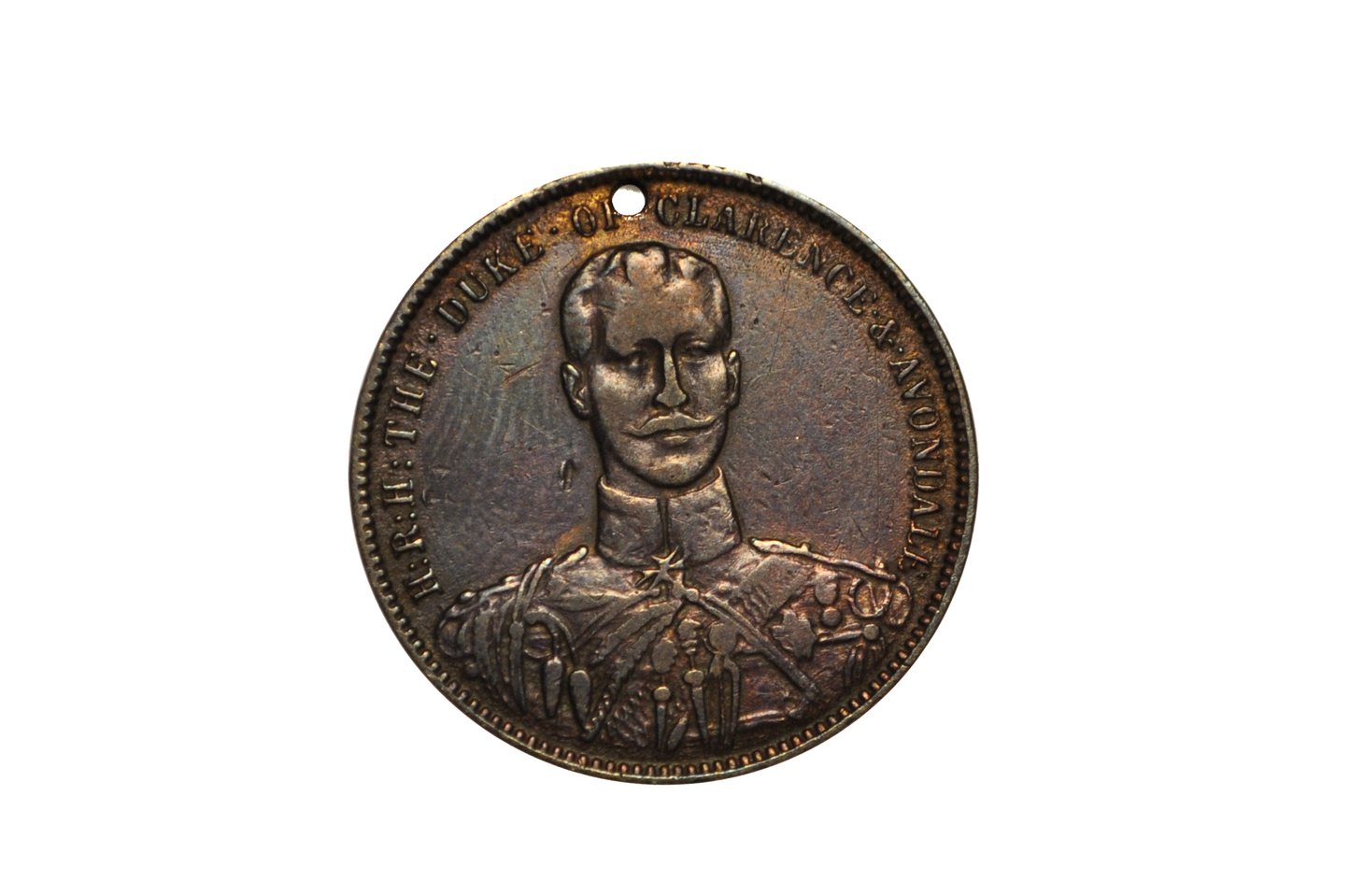 1892 Duke of Clarence & Avondale Memoriam Medal - Memorial Medallion Duke of Clarence 1892