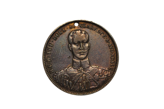 1892 Duke of Clarence & Avondale Memoriam Medal - Memorial Medallion Duke of Clarence 1892