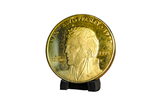 Elvis Presley 1935-1977 35th Anniversary Collectors Token - 35th Anniversary Elvis Presley Five Dollar Coin