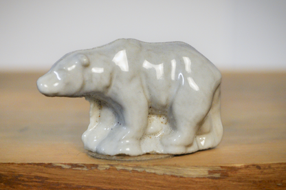 Vintage Wade England Porcelain Polar Bear Figurine - Wade England Tea Figurine Polar Bear