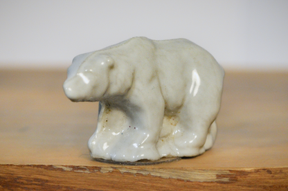 Vintage Wade England Porcelain Polar Bear Figurine - Wade England Tea Figurine Polar Bear