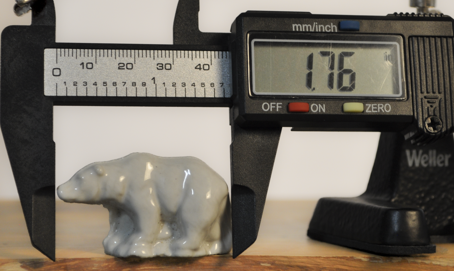 Vintage Wade England Porcelain Polar Bear Figurine - Wade England Tea Figurine Polar Bear