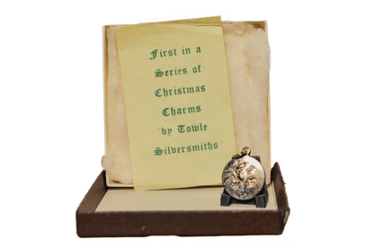 Vintage Towle Silversmiths Charm First Day of Christmas - Partridge in a Pear Tree Vintage Towle Silversmiths Charm