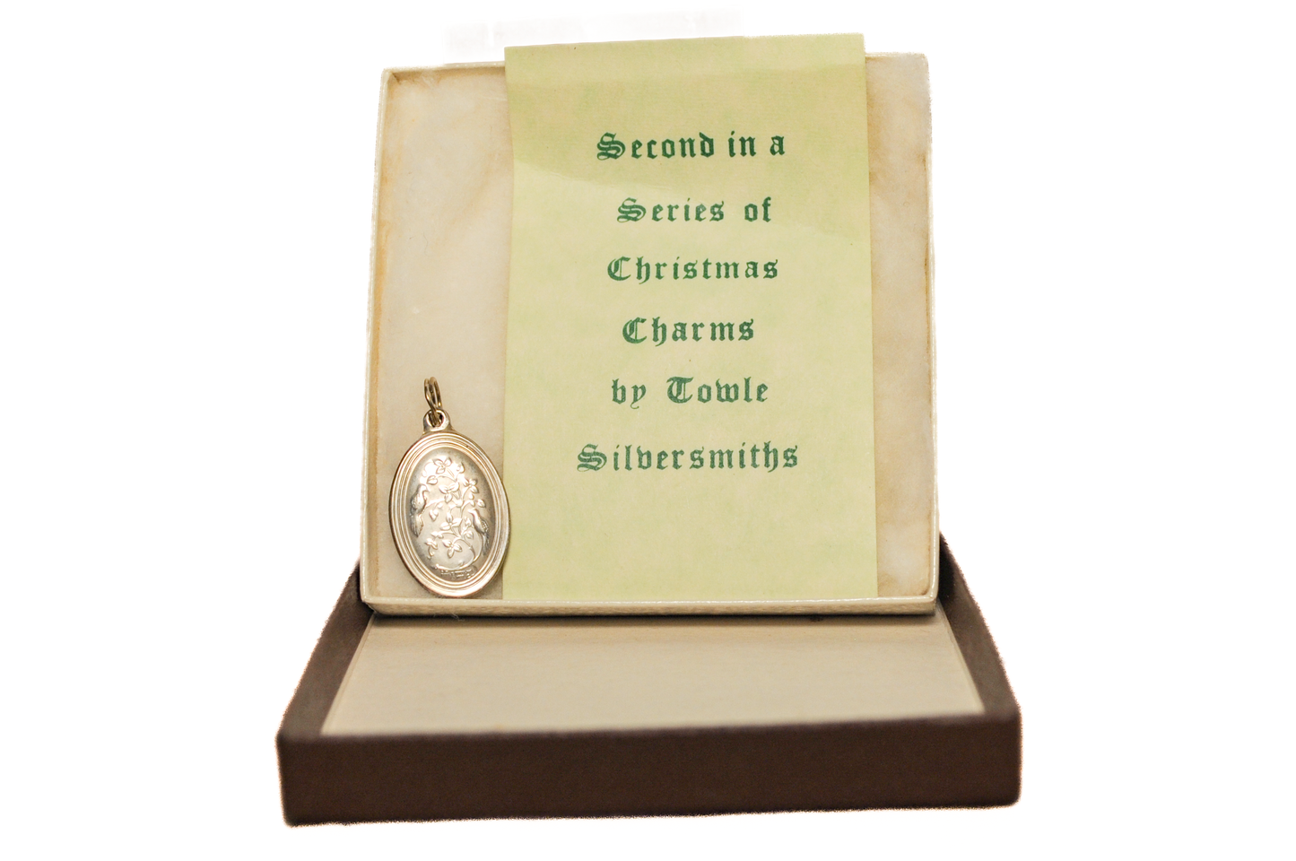 Vintage Towle Silversmiths Charm Second Day of Christmas - Two Turtle Doves Vintage Towle Silversmiths Charm