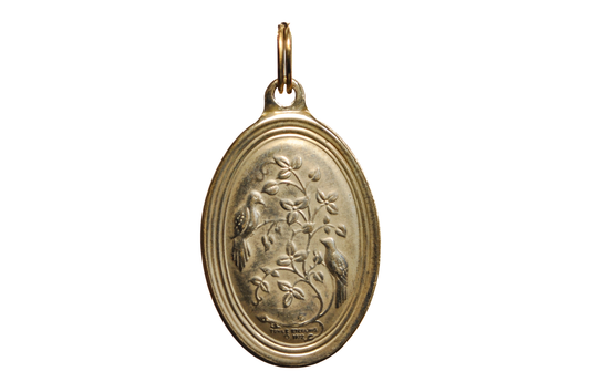 Vintage Towle Silversmiths Charm Second Day of Christmas - Two Turtle Doves Vintage Towle Silversmiths Charm
